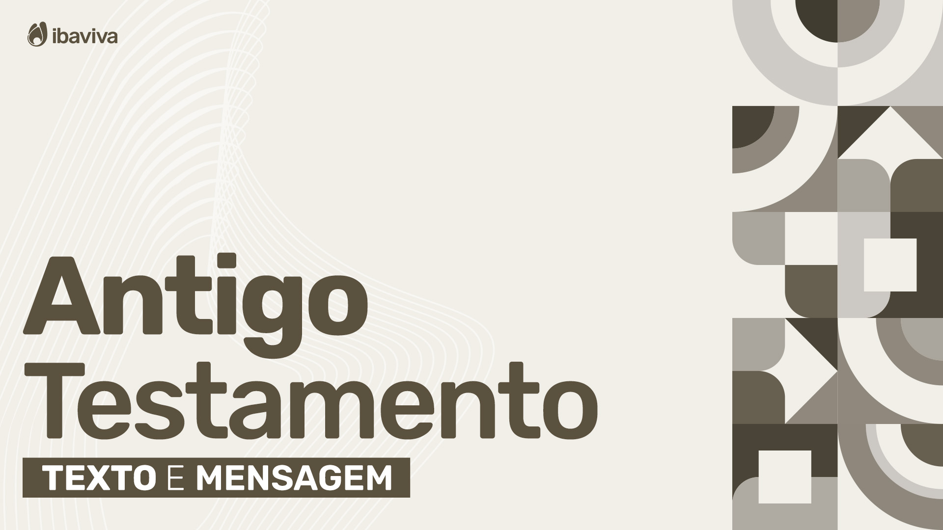 EP 01 | Antigo Testamento: texto e mensagem